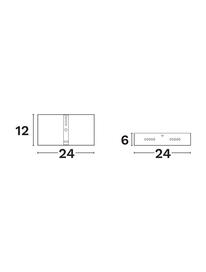Техническо осветление SYMMETRIC железен аксесоар L24 W8.5 H6см