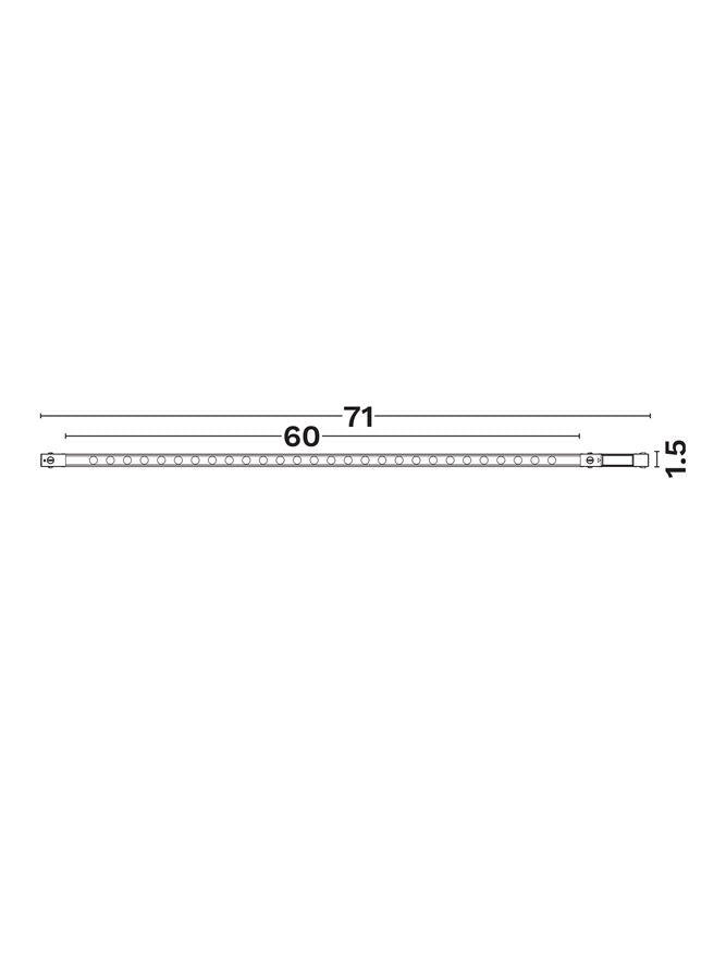 Техническо осветление GLOW черен алуминий LED 16W RA90 DC24V 3000K