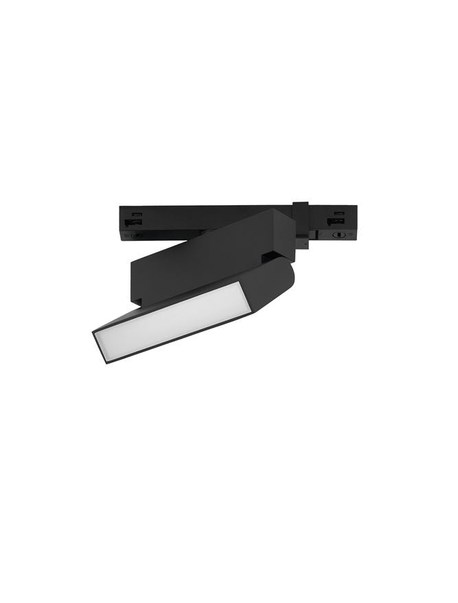 Техническо осветление GLOW черен алуминий и акрил LED 6W RA90 DC24V 3000K