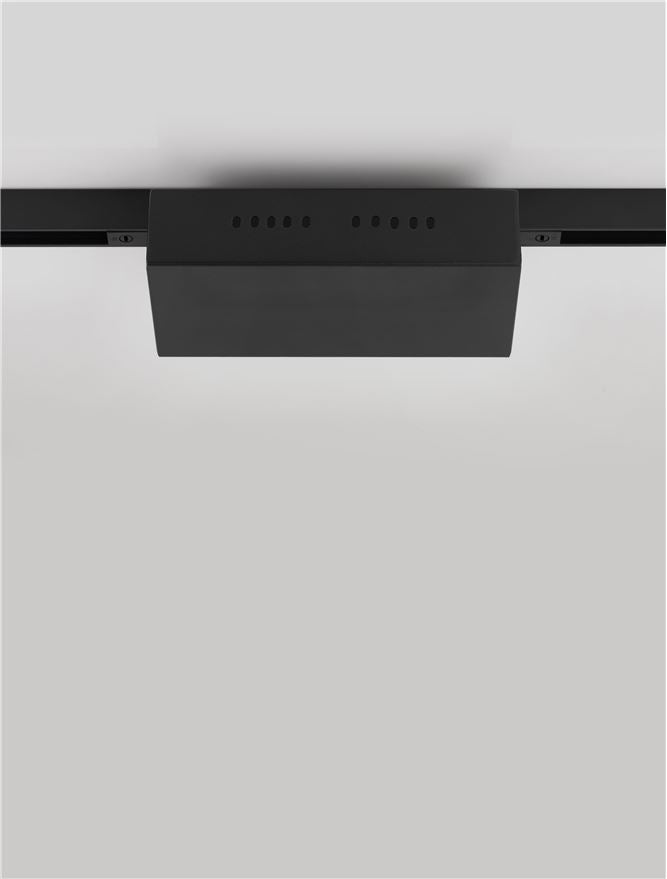 Техническо осветление GLOW черен пластмасов аксесоар L26.8 W11 H6.7см