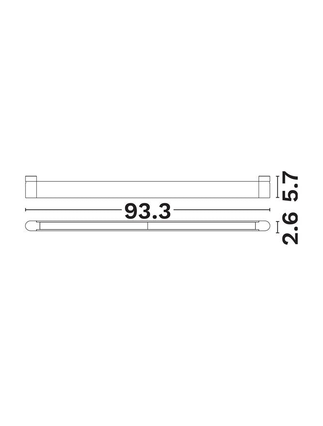 Техническо осветление SYMMETRIC LED 48W RA90 DC24V CCT 2700-6500K DALI матово черен алуминий