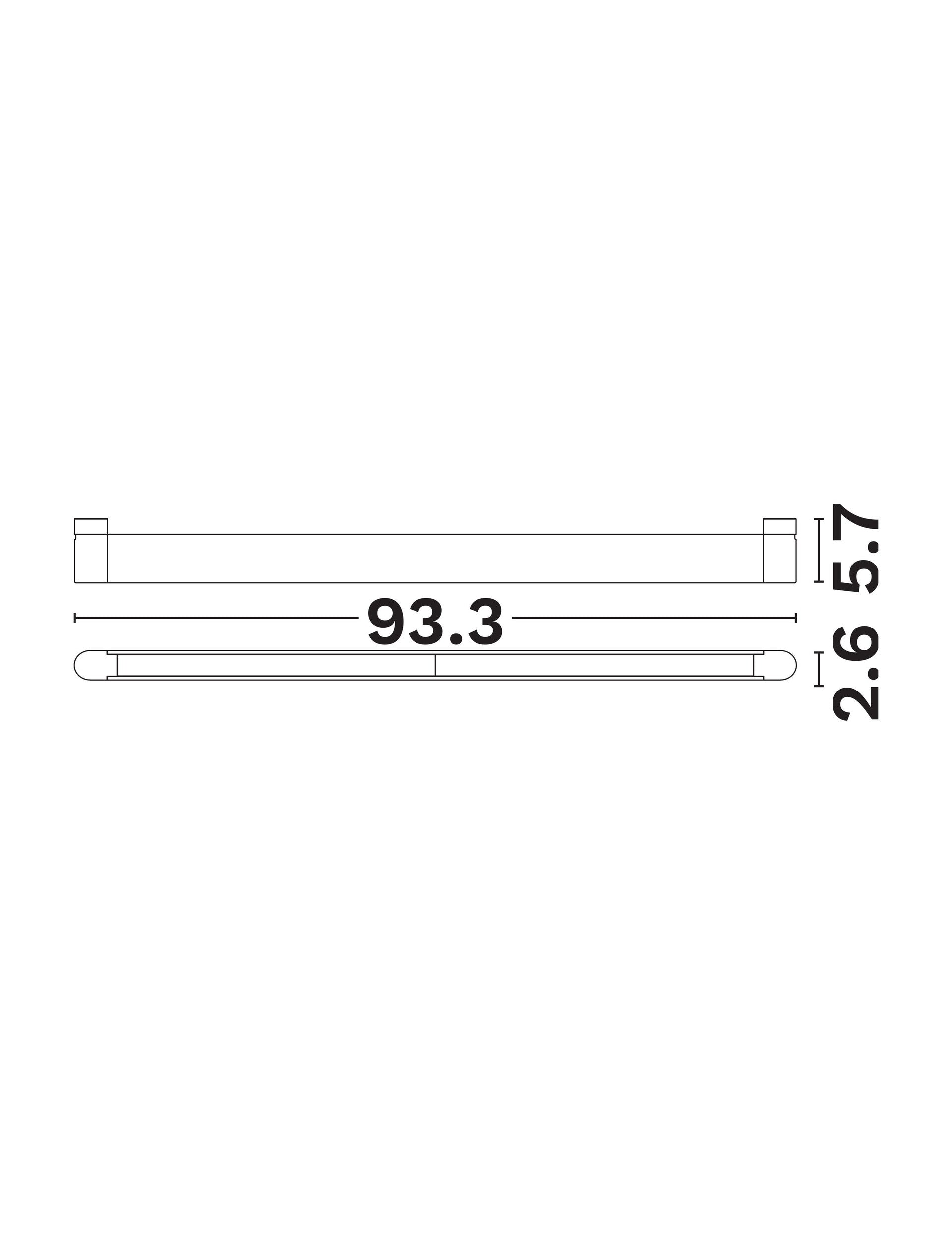 Техническо осветление SYMMETRIC LED 48W RA90 DC24V CCT 2700-6500K DALI Матово черен алуминий