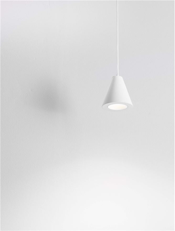 Висящо осветително тяло (пендел) IRMOS LED 5W 220-240V Пясъчно бял алуминий ⌀6 H191см