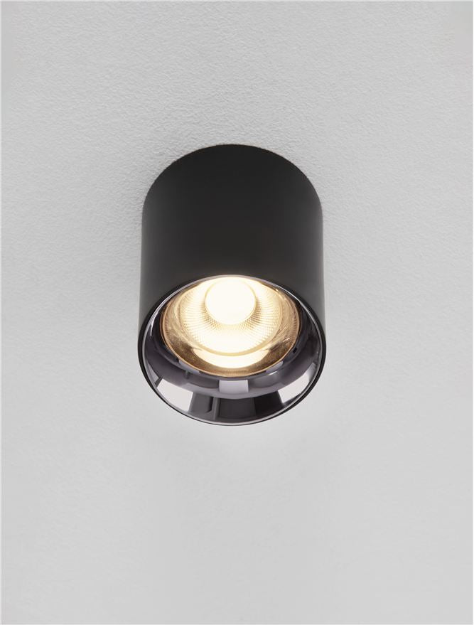 Висящо осветително тяло (пендел) ANETO 10W LED Матов черен алуминий ⌀7.2
