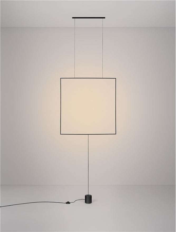 Висящо осветително тяло (пендел) DAHLIA 32W LED Пясъчно черен алуминий