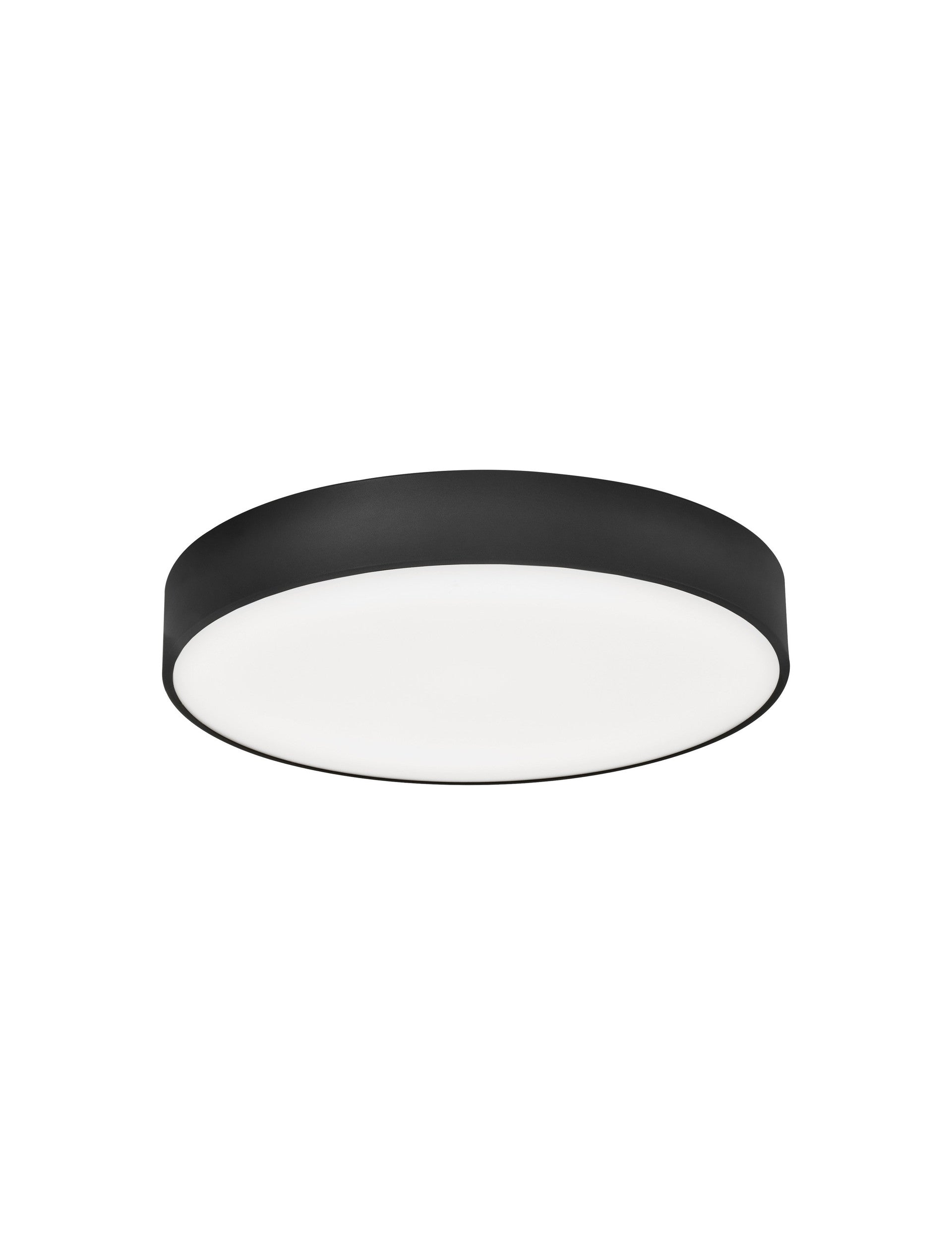 Висящо осветително тяло (пендел) SOTTO 40W LED Пясъчно черен алуминий и акрил CCT димируем ⌀46 H11.5см
