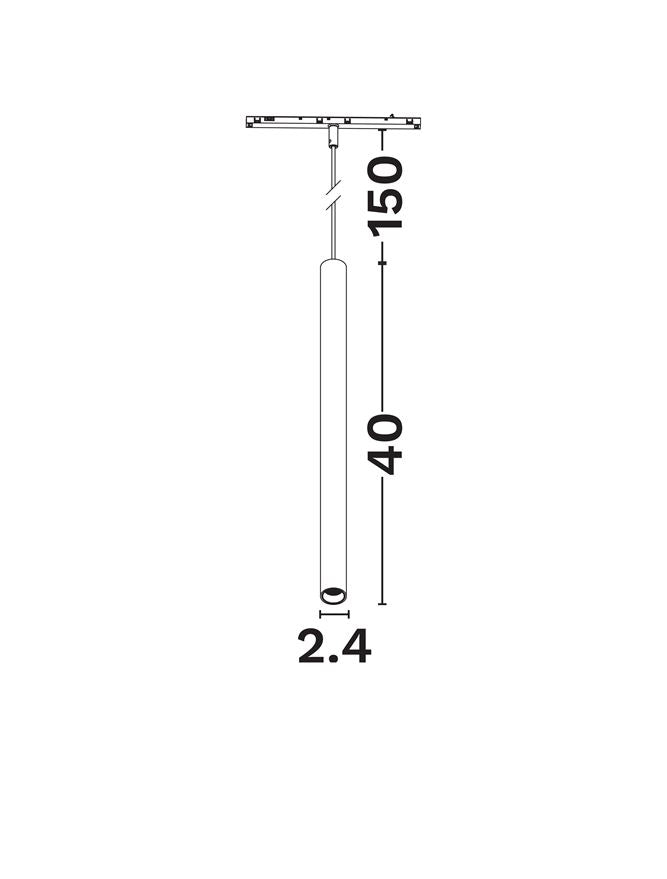 Техническо осветление MINIMAL 6W 3000K Матово черен