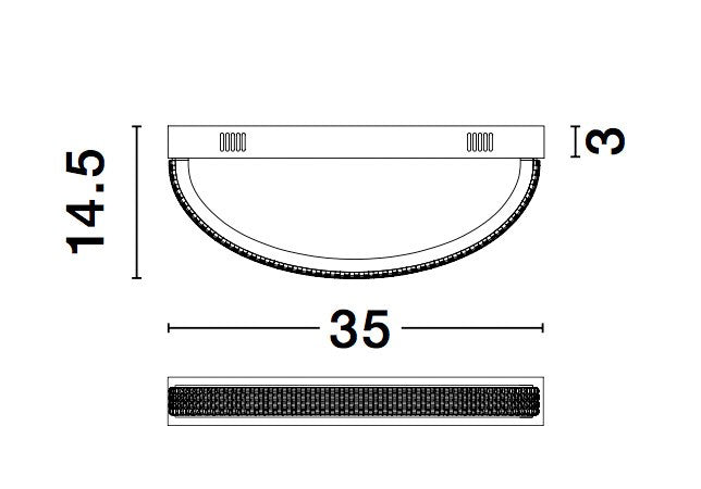 Пендел GRANIA 6.5W пясъчно черен