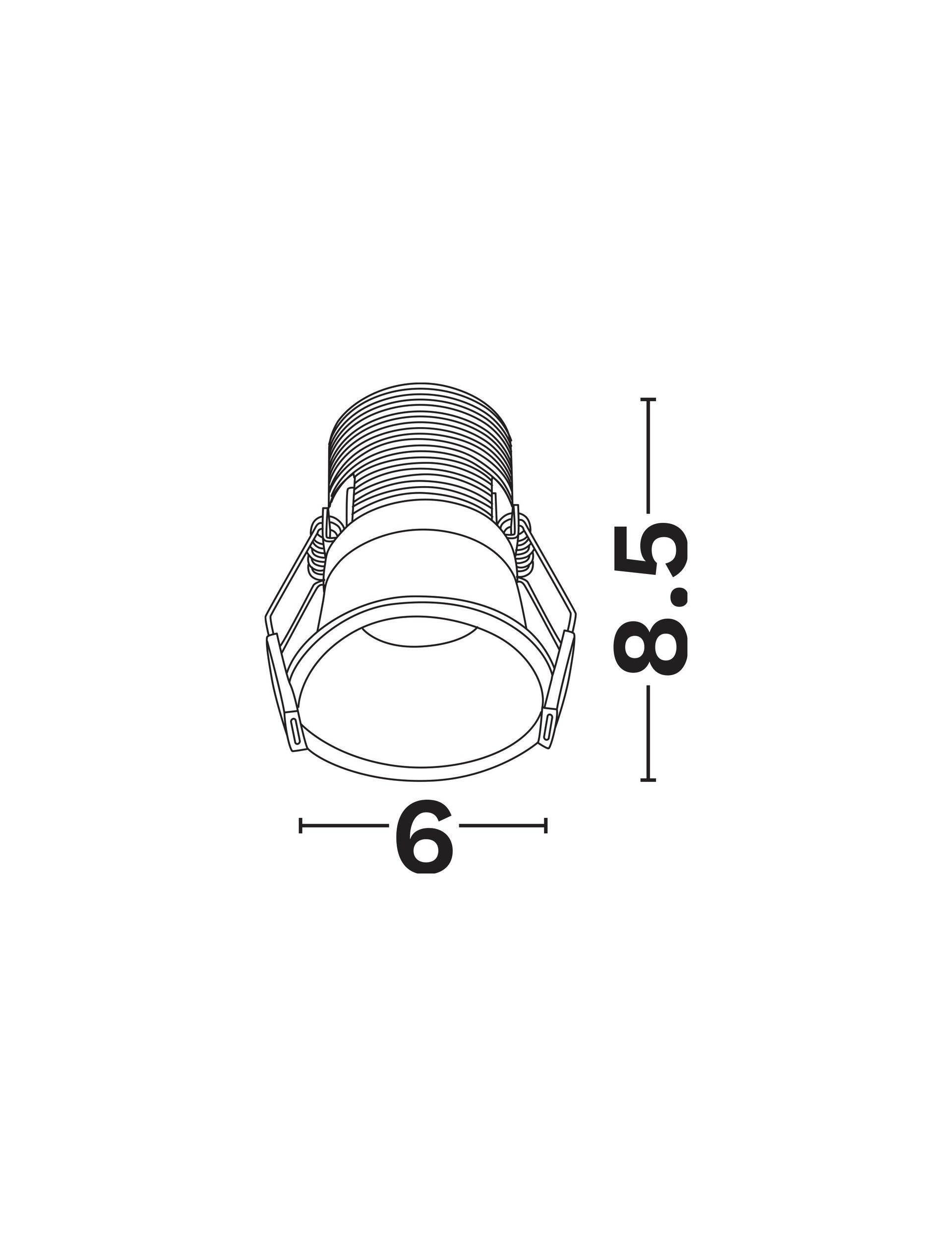 Техническо осветление GLYCE 12W 2700K Сив и черен леят алуминий