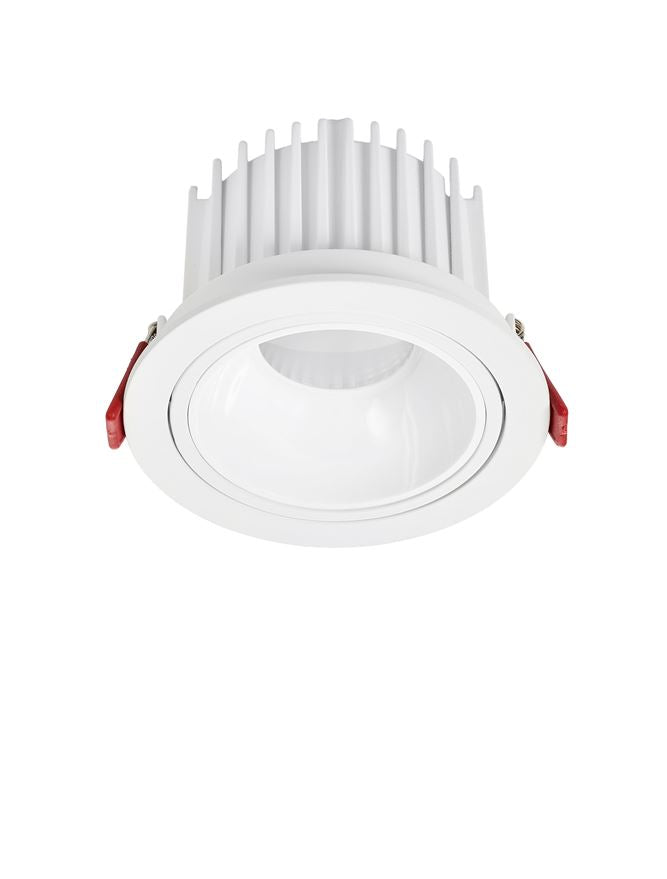 Техническо осветление VULCAN 30W LED Матов бял алуминий 3000K D13 H8.7см