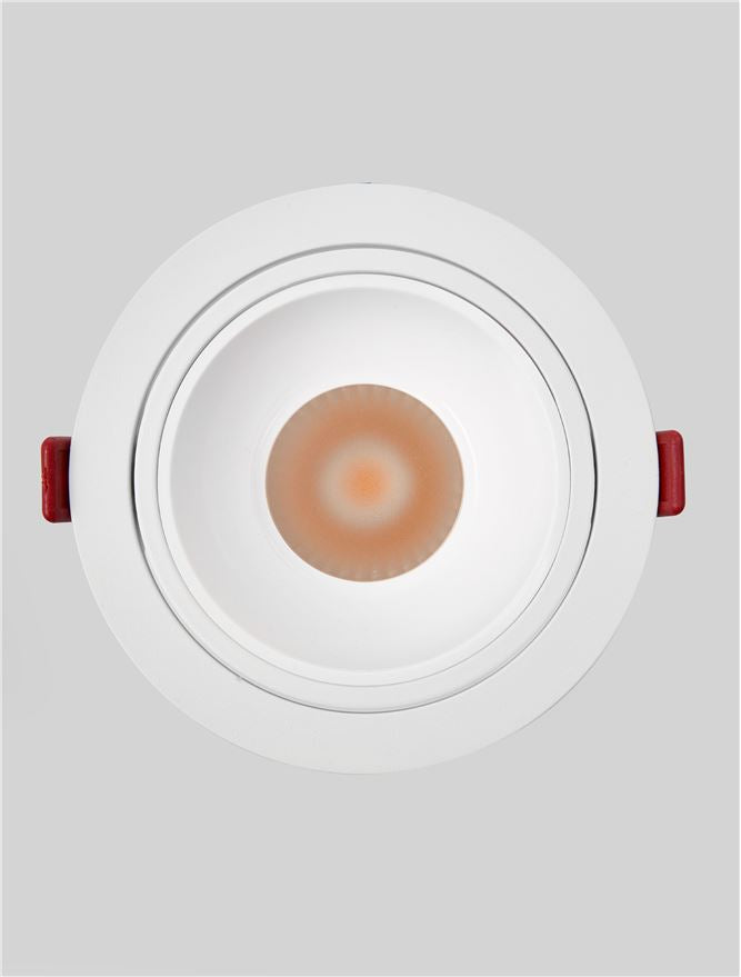 Техническо осветление VULCAN 30W LED Матов бял алуминий 3000K D13 H8.7см