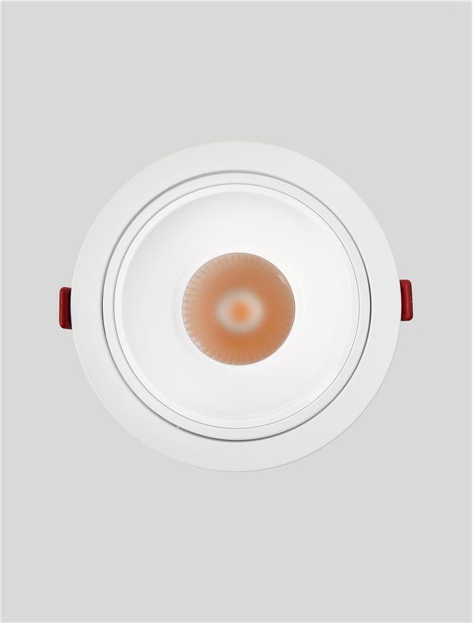 Техническо осветление VULCAN 40W LED Матов бял алуминий 3000K D15 H9.6см