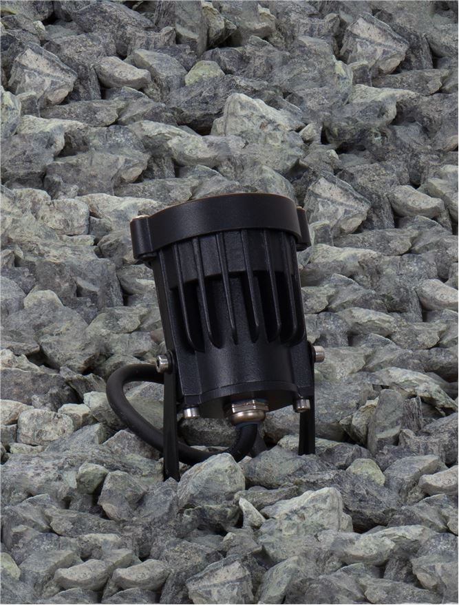 Градинска лампа QUICK 10W Пясъчно черен алуминий