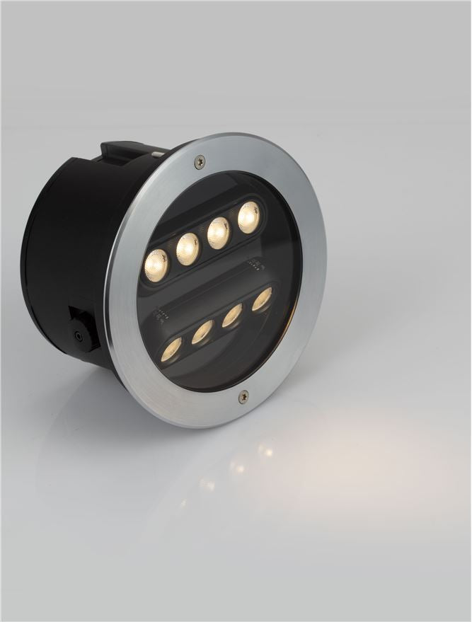 LED спот DUSTY 12W 220-240V IP67 Сребрист ⌀17 H10.1см 3000K