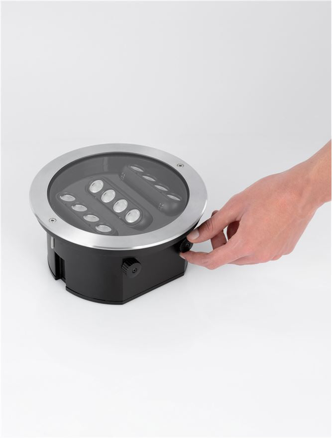 LED спот DUSTY 18W 220-240V IP67 Сребрист ⌀21 H10.1см 3000K