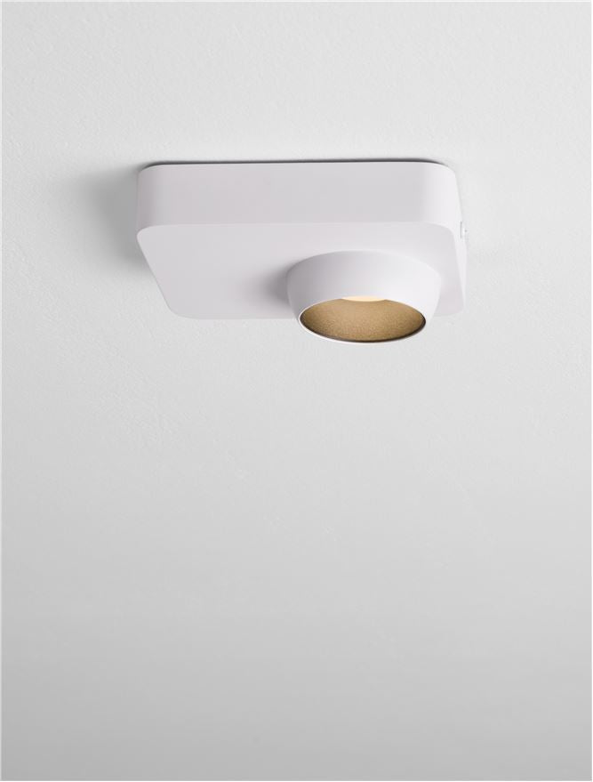 Висящо осветително тяло (пендел) KEDROS LED 9W Матово бял L14 W11 H5см
