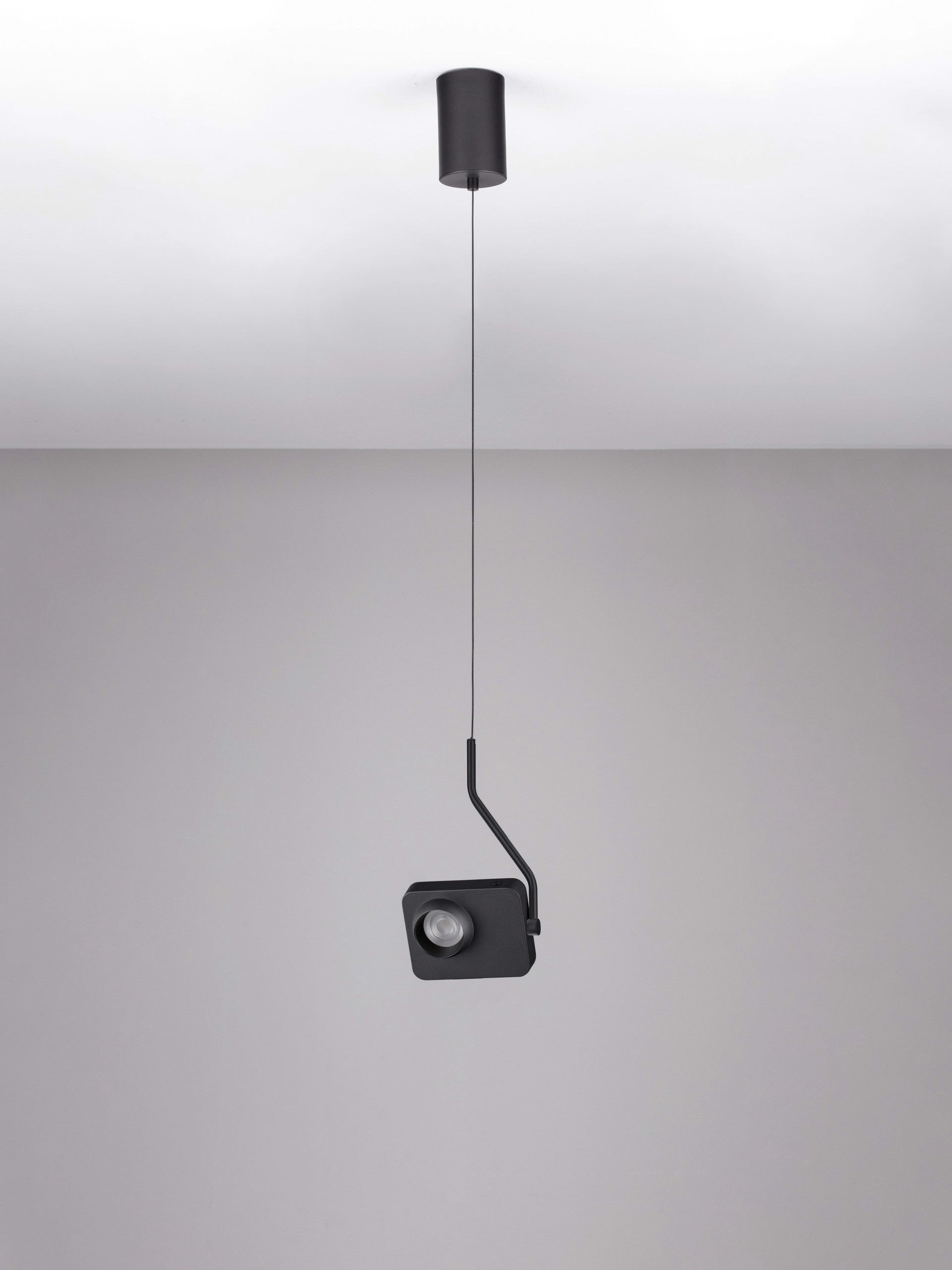 Висящо осветително тяло (пендел) KEDROS LED 9W Триак димируем Тъмен антрацит L14 W11 H270см