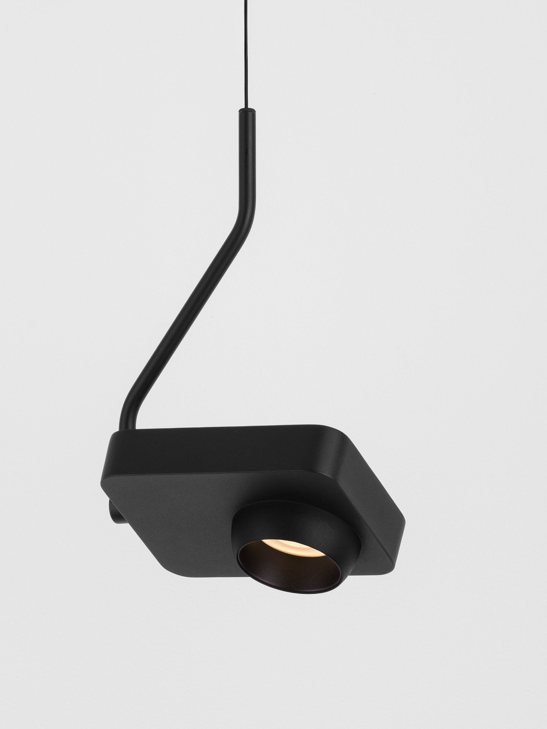 Висящо осветително тяло (пендел) KEDROS LED 9W Триак димируем Тъмен антрацит L14 W11 H270см
