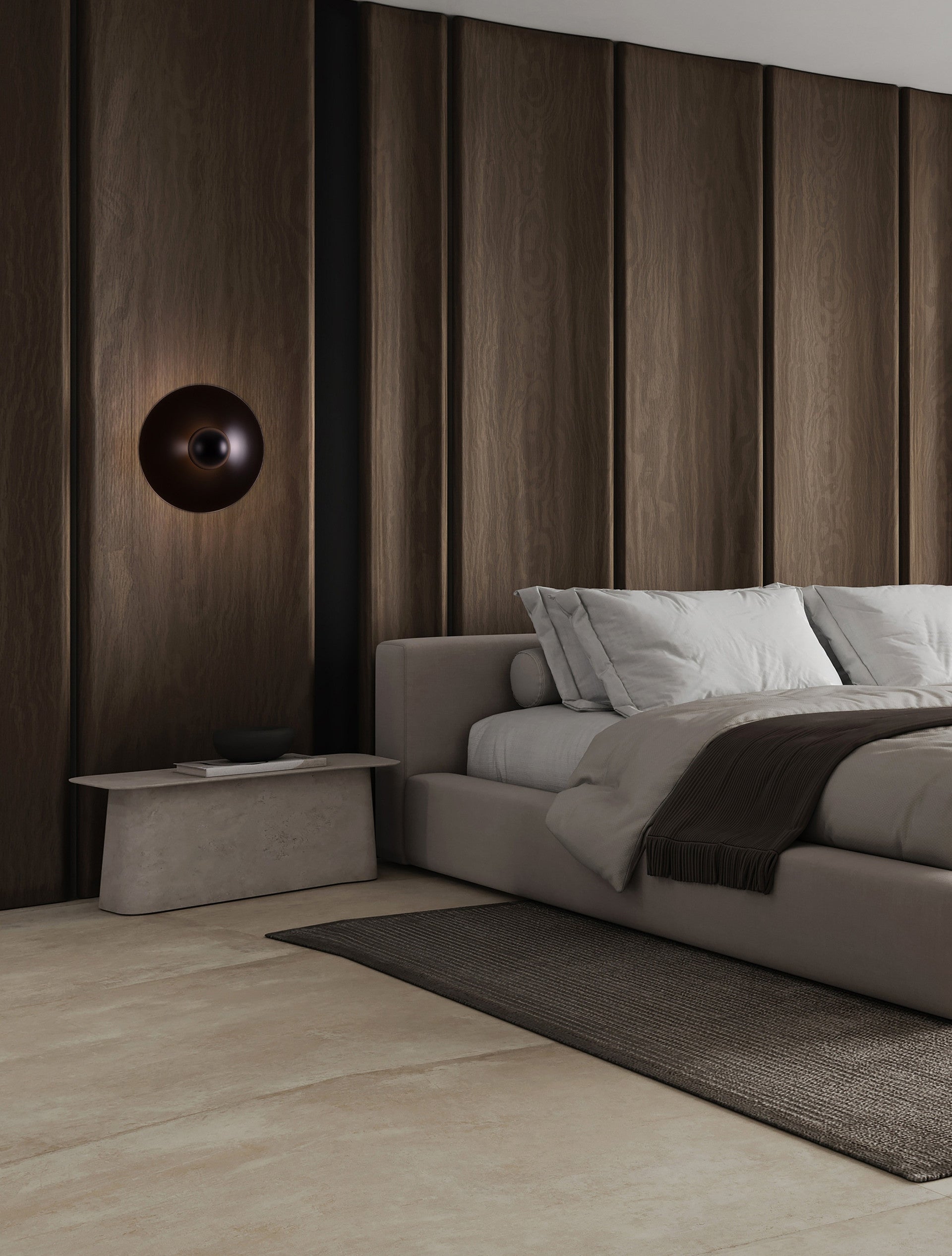 Висящо осветително тяло (пендел) EDEM LED 9W 3000K 315Lm Пясъчно черен алуминий и стомана ⌀25 H11см