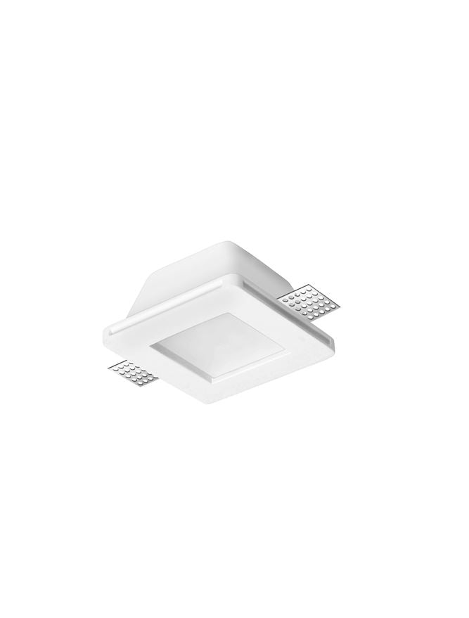 Техническо осветление INSET 35W Бял гипс и стъкло GU10
