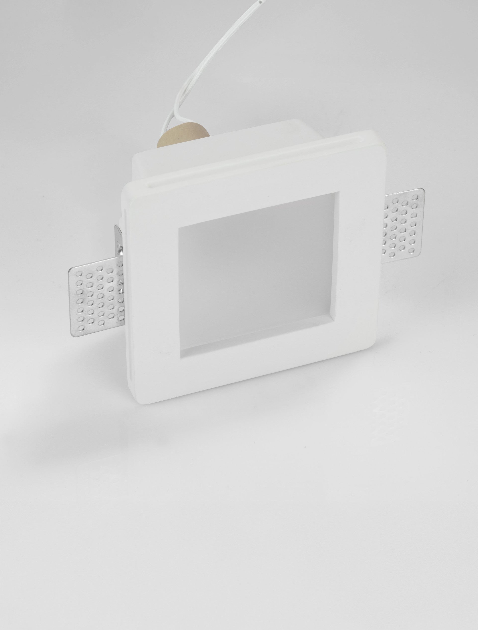 Техническо осветление INSET 35W Бял гипс и стъкло GU10