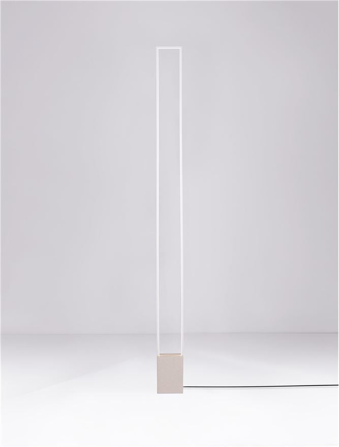 Висящо осветително тяло (пендел) LITHOS 26W LED Бял Цимент и алуминий