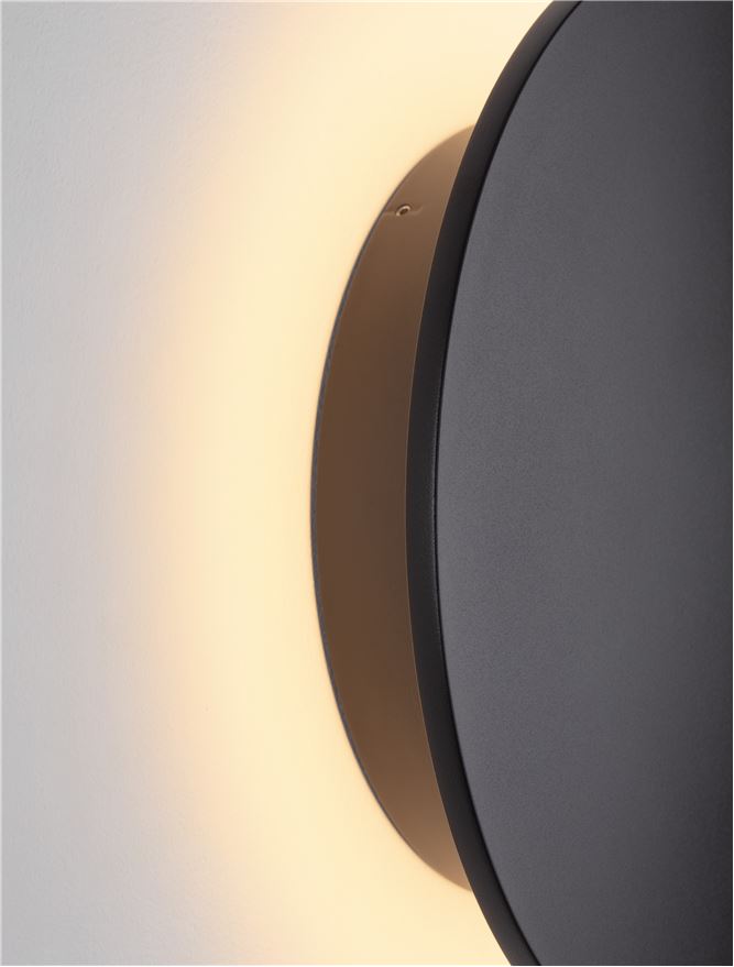 Градинска лампа COPPER 16W Пясъчно черен алуминий IP65