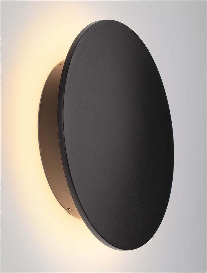 Градинска лампа COPPER 16W Пясъчно черен алуминий IP65