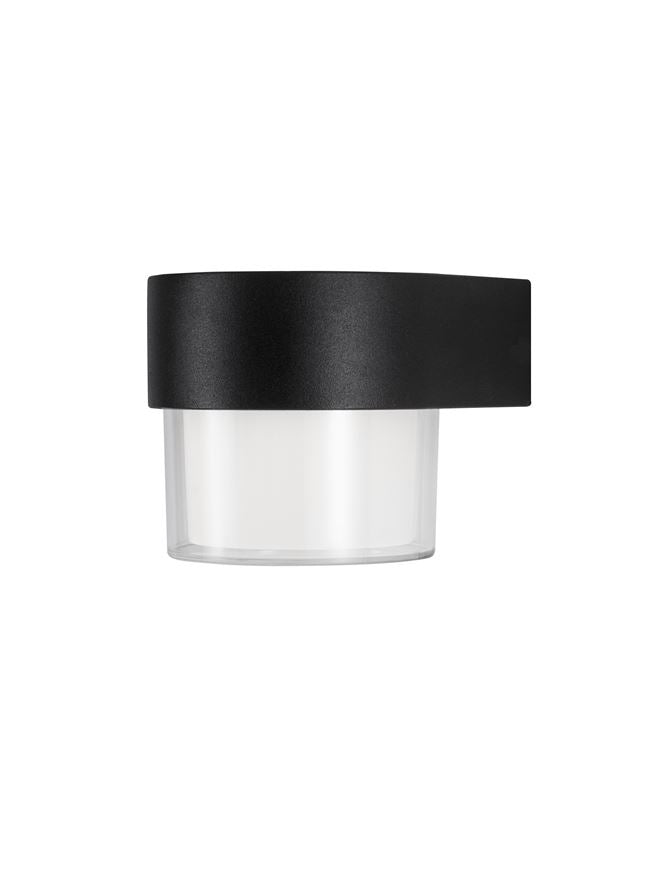 Външен аплик DARF 5W LED Пясъчно черен алуминий и ABS IP65 3000K