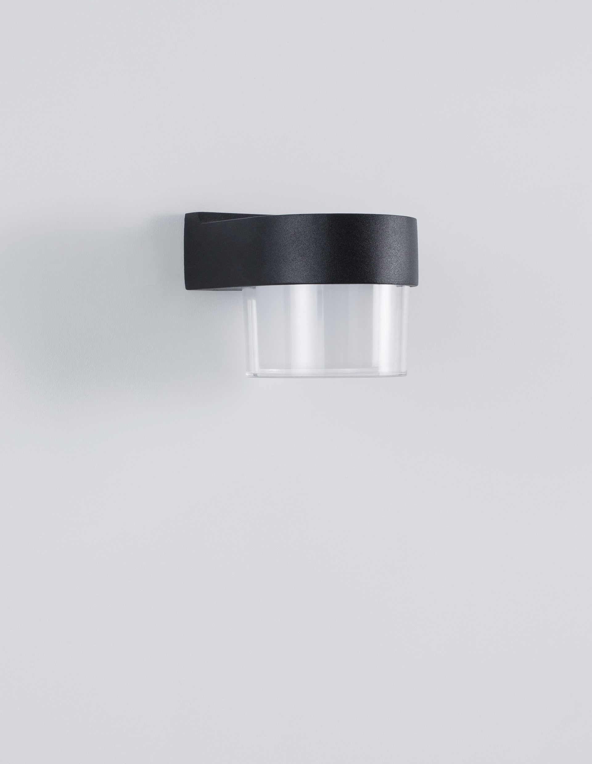 Външен аплик DARF 5W LED Пясъчно черен алуминий и ABS IP65 3000K
