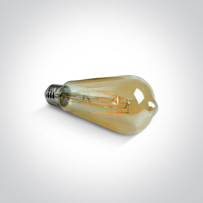 RETRO LED 7W AMBER E27 230V С димиране
