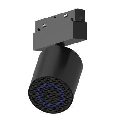BLUETOOTH КОЛОНКА 10W ЗА МАГНИТНА ШИНА DC 24V ~ 48V ЧЕРНА, Φ64*75MM