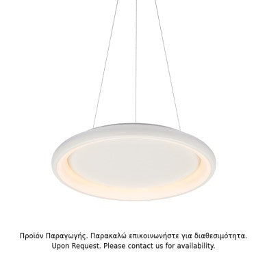 висящо осветително тяло LED 36W CCT 3470LM бял метал D41XH120CM DIANA