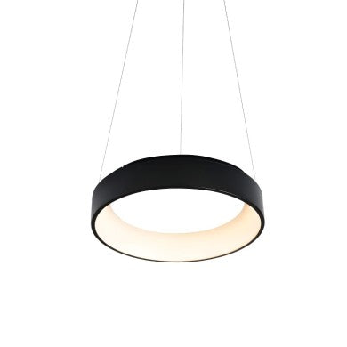 висящо осветително тяло LED 36W CCT 3670lm черен металик D45xH120cm APOLLO