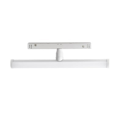 матов бял магнитен осветител 48V DC 6W 4000K 600lm 150°x100° OSRAM Ra90 Ø28x300мм