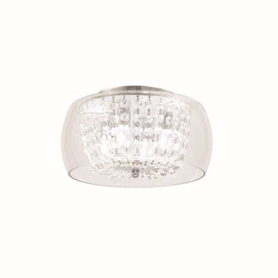 Плафон кристален - стъклен Φ30CM 4xG9 YVONNE