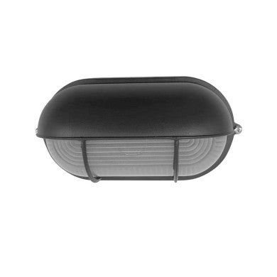Сиво осветително тяло IP54 E27 60W RAL7016M