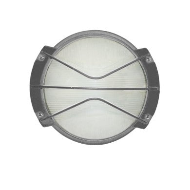 стенно осветително тяло сив IP45 E27 100W