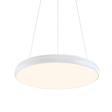Висящо осветително тяло LED 70W 5600Lm CCT бял метал D80xH8cm KALLISTA
