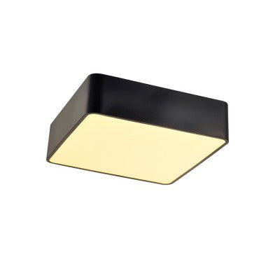 плафон LED 40W 4000LM CCT черен метал 48x48xH13CM EMERY