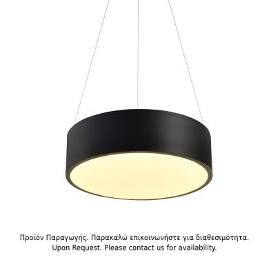 Висящо осветително тяло LED 32W 3180LM CCT бял метал D35xH140cm OPTIMUS