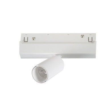 матов бял магнитен мини спот 48V DC 6W 3000K 600lm 24° OSRAM Ra90 Φ30x60mm