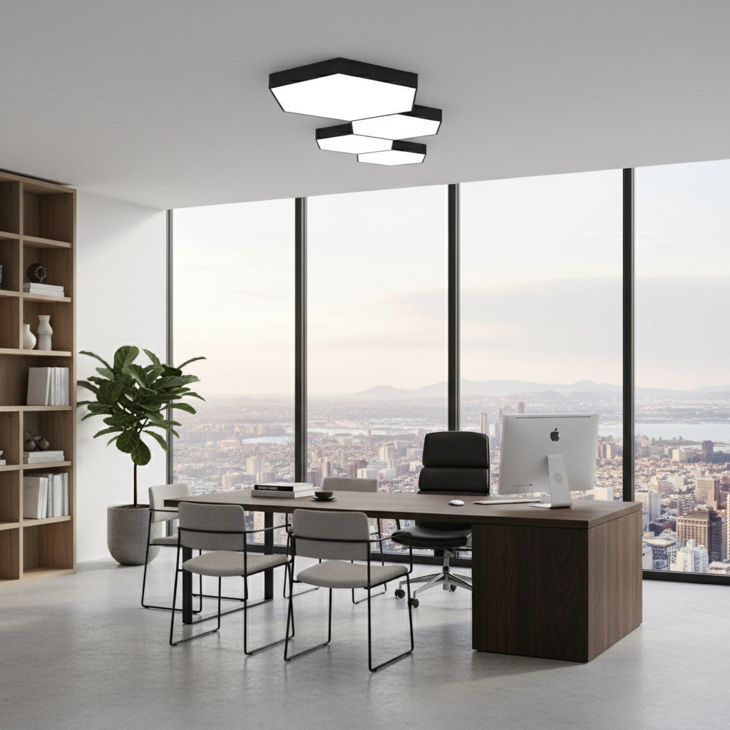 LED плафониера Hexagon | CCT 3000K-6000K | Шестоъгълен