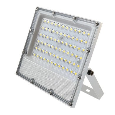 Прожектор LED SMD 20W 4000K 2400Lm IP65 бял 100-277V AC RA80 IK08 с клапан за дишане 5 години гаранция