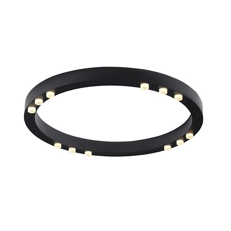 Плафон LED 36W COB черен алуминий 3000K 3240LM D65xH6,5см MAGNETO