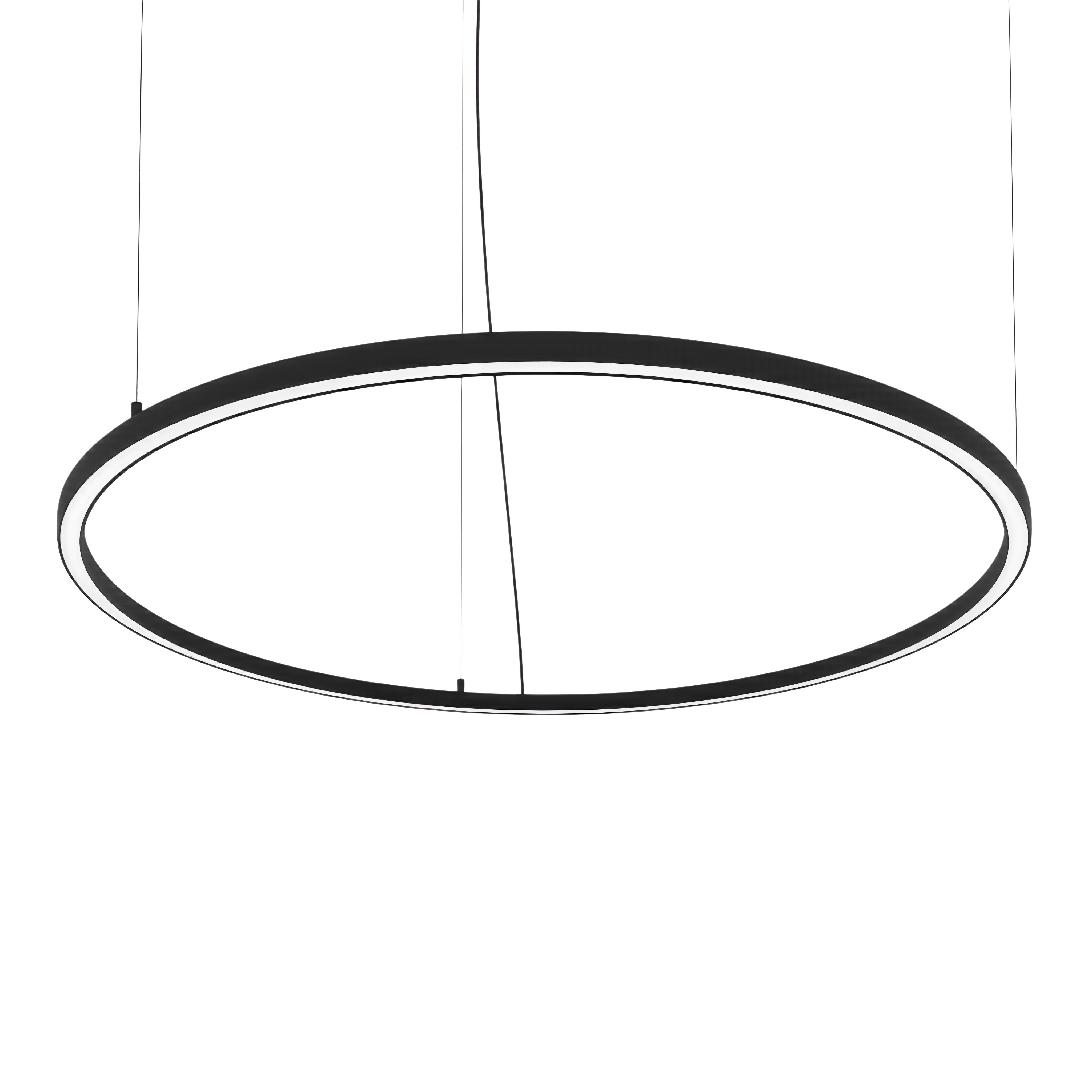 Кръгъл висящ LED полилей Cool CCT | Тип пръстен | 5 размера | 110° ъгъл