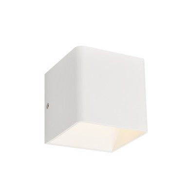 стенно осветително тяло бяло LED нагоре-надолу куб 1X3W 230V 4000K 25000H NEPHELE
