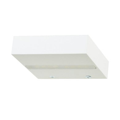 Стенно осветително тяло бяла горна полица 5W 230V 3000K 30000ч 20x10x2,5cm