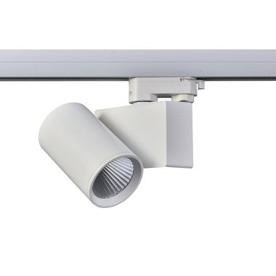 бяло LED шинно осветително тяло 20W 4000K 3-фазен 38° 2100lm 230V AC Ra80