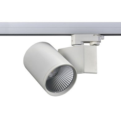 бяло шинно осветително тяло LED 40W 3000K 3-фазно 38° 4000lm 230V AC Ra80